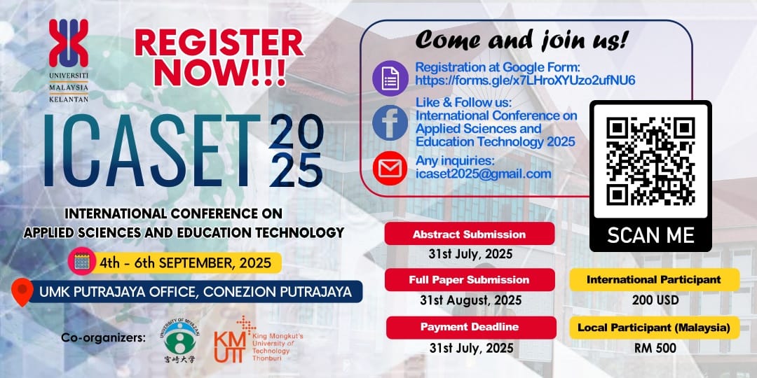 International Conference on Applied Sciences and Education Technology 2025
