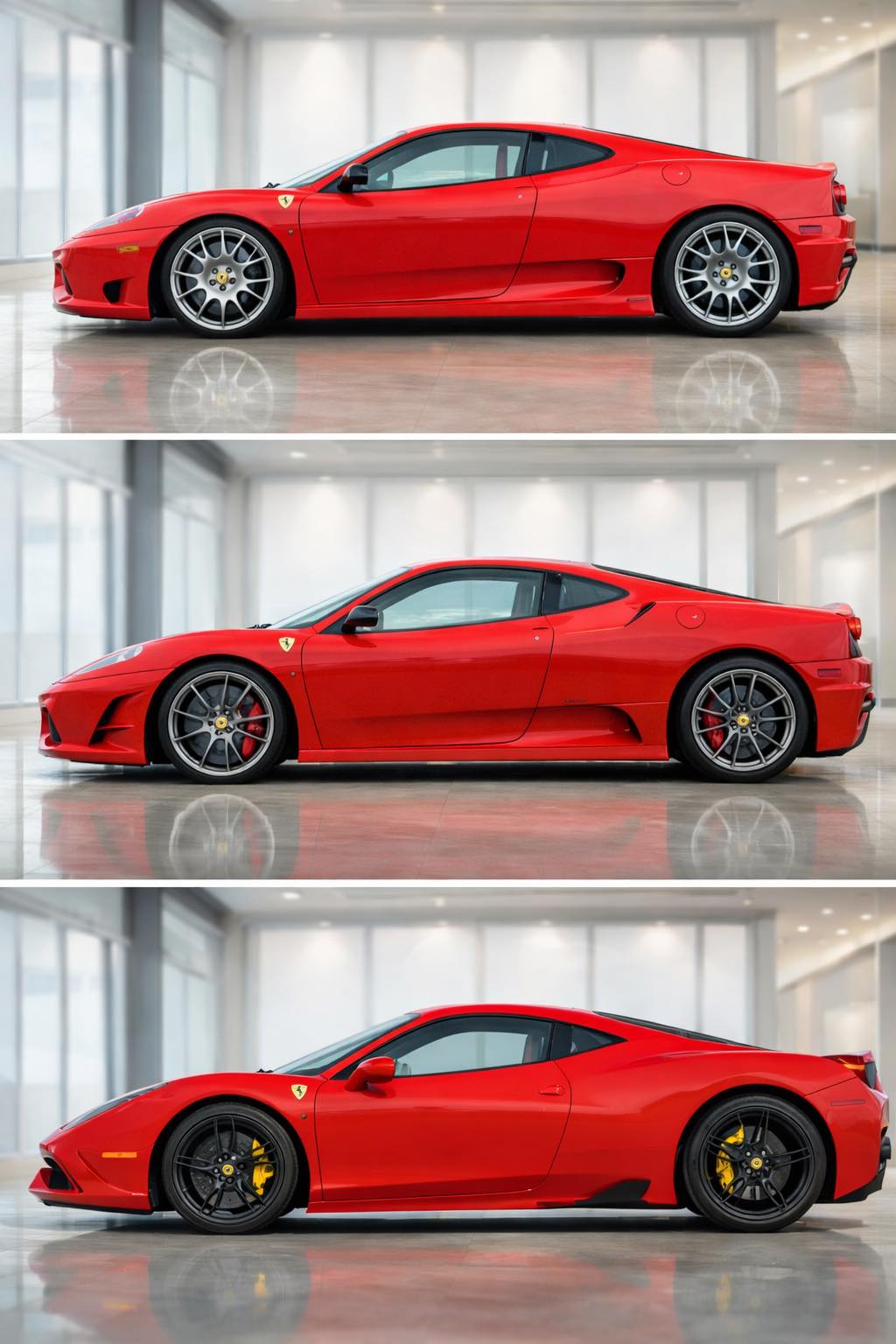 Ferrari: Cross Brand Rivals - 360 Stradale vs F430 Scuderia vs 458