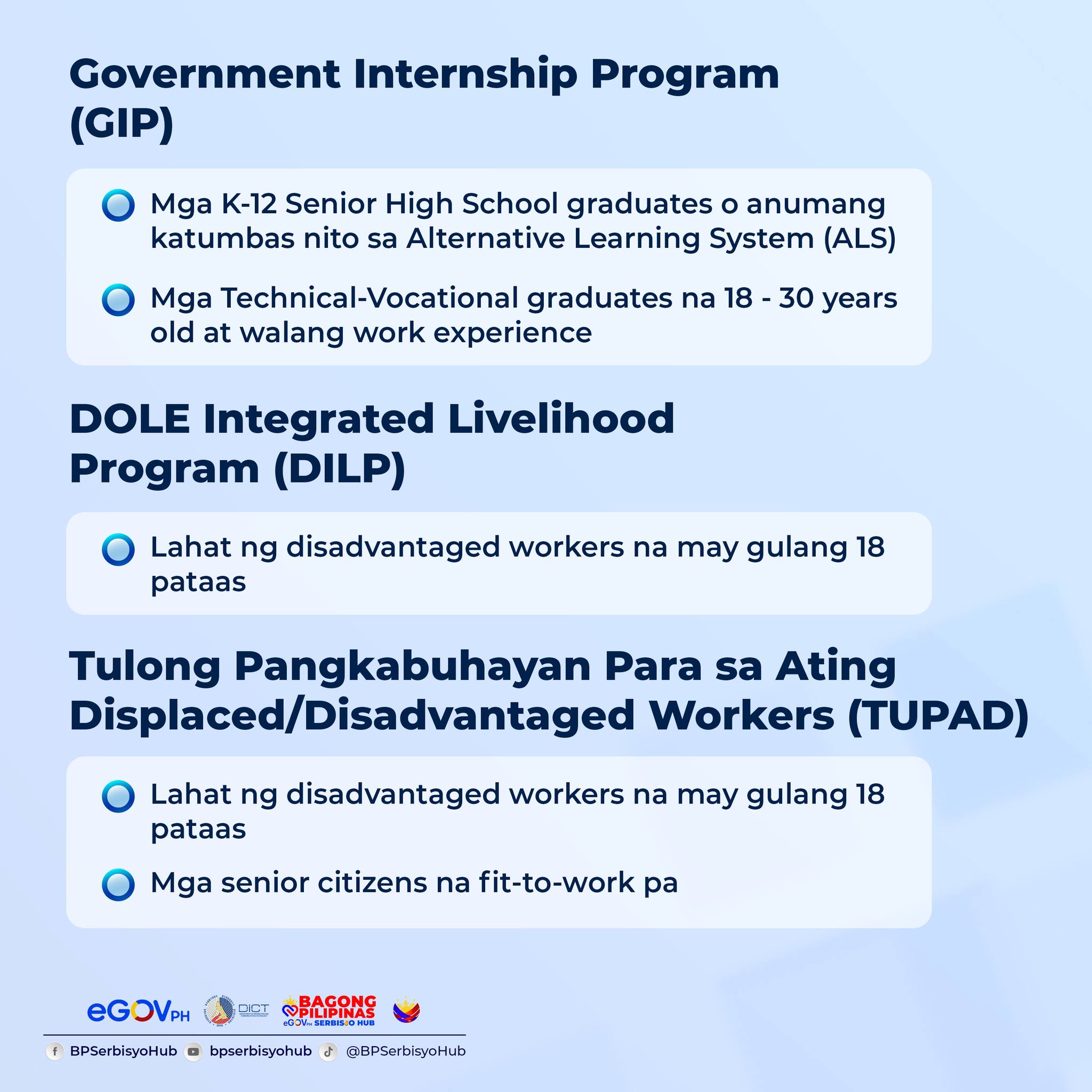 Bagong Pilipinas... - Bagong Pilipinas Egovph Serbisyo Hub