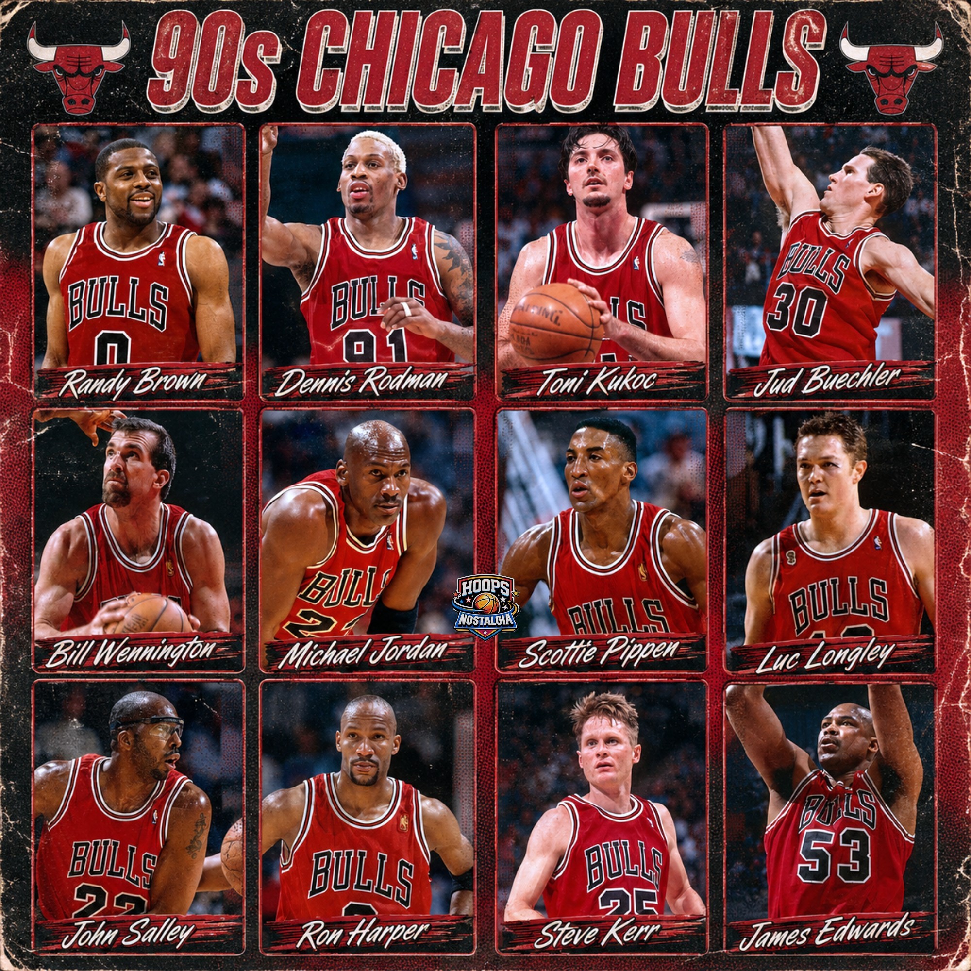 The image displays a framed collectible featuring the 1995-1996
