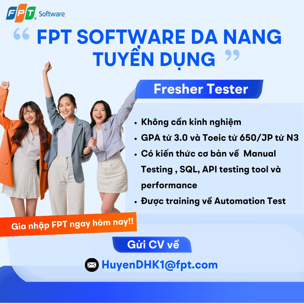 Việc làm CNTT Đà Nẵng | **🌟 FPT SOFTWARE DA NANG CHIÊU MỘ 15 FRESHER ...