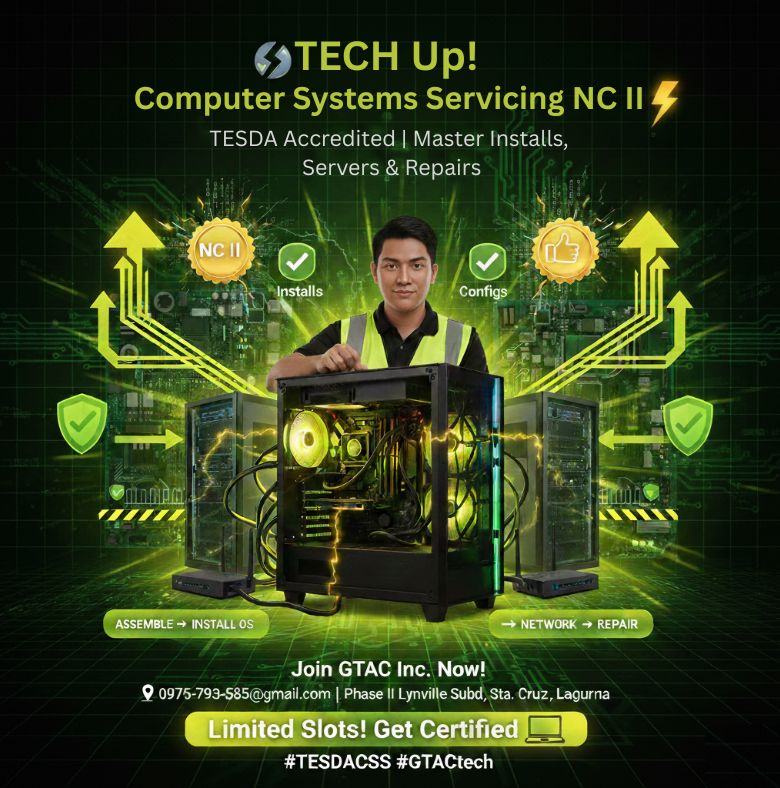 Genesis - 🚨🚨 NOW ACCEPTING ENROLLEES! 🚨🚨 🎓 TESDA COURSE OFFERED 🎓 🏫 ...