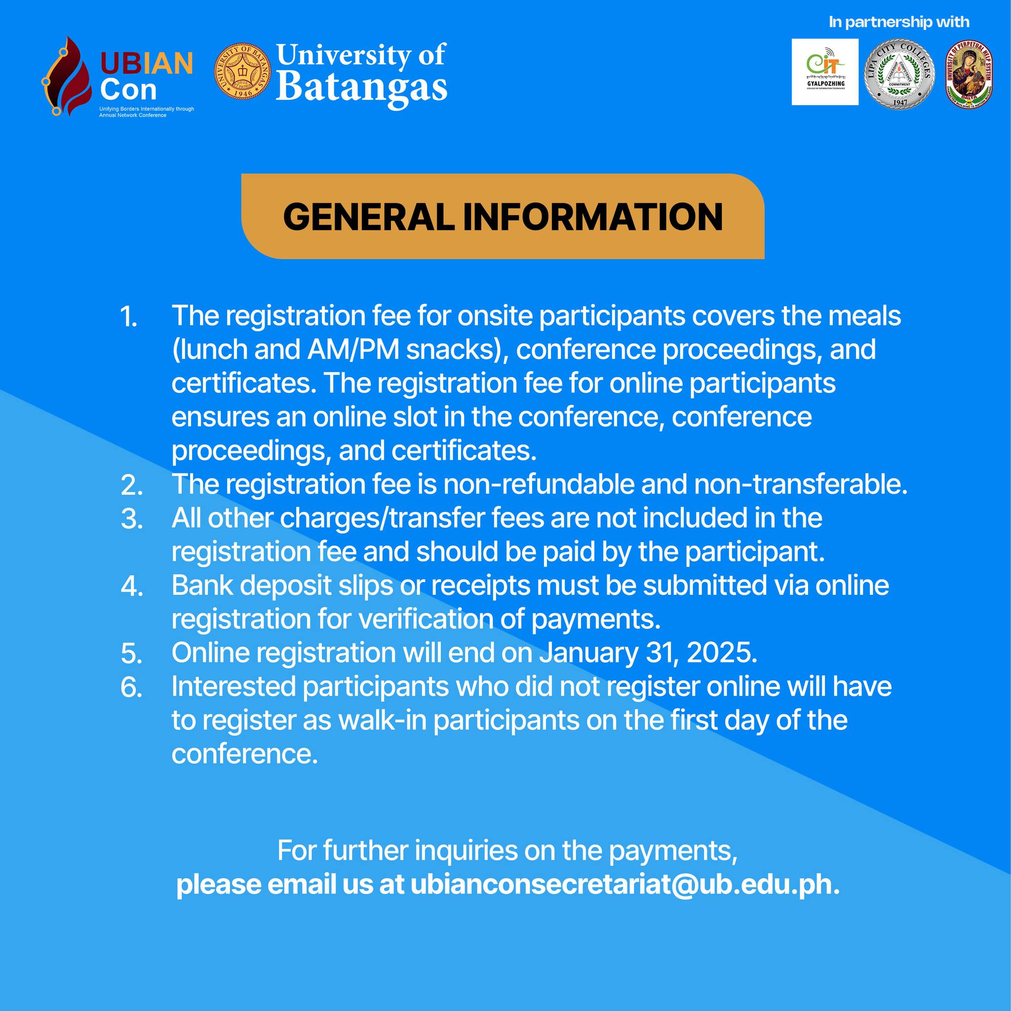 UBIAN Conference | Batangas City