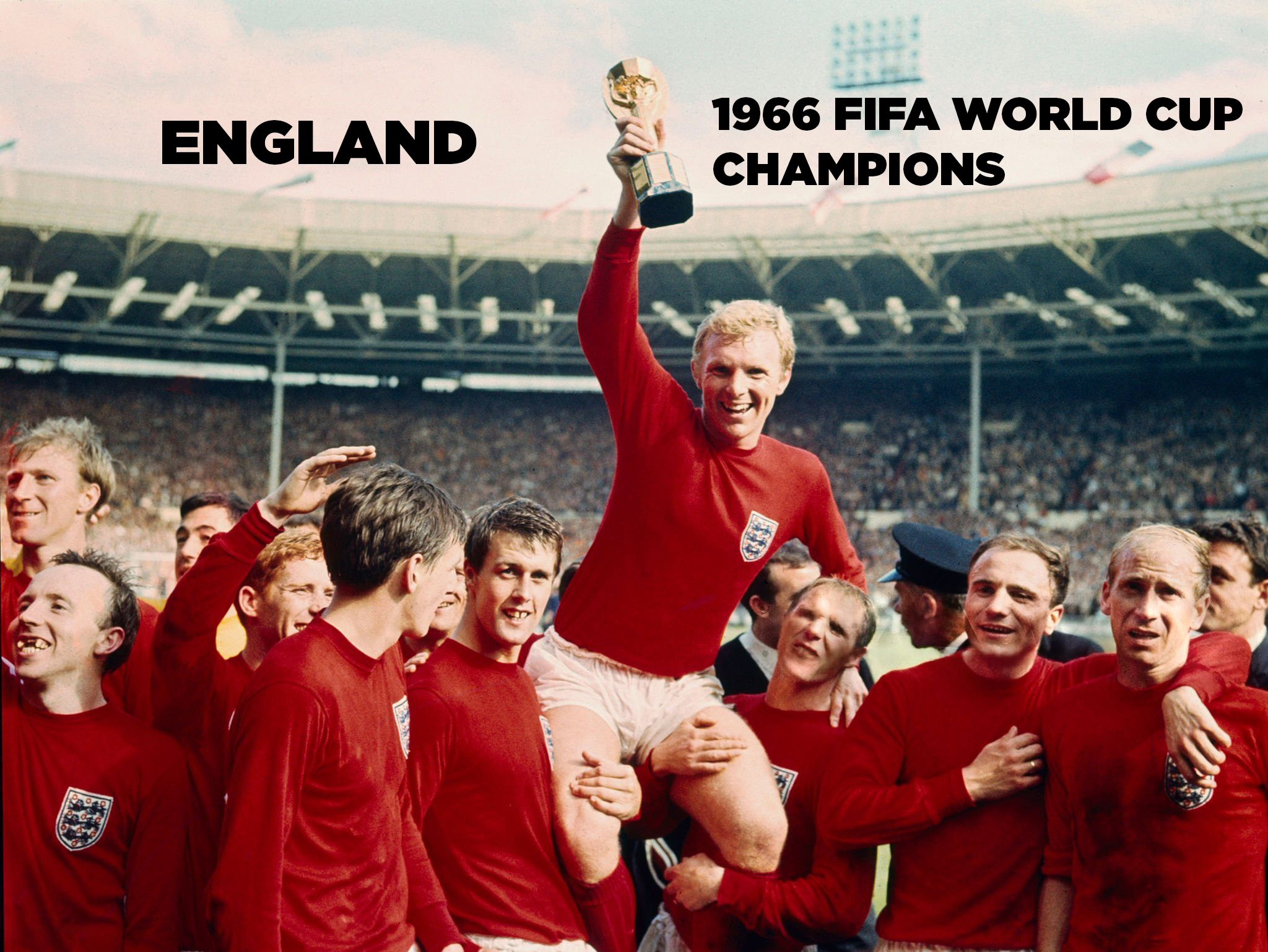 1966 FIFA World Cup England 記念トロフィー On this day in 1966, England lifted the FIFA World Cup™ trophy for