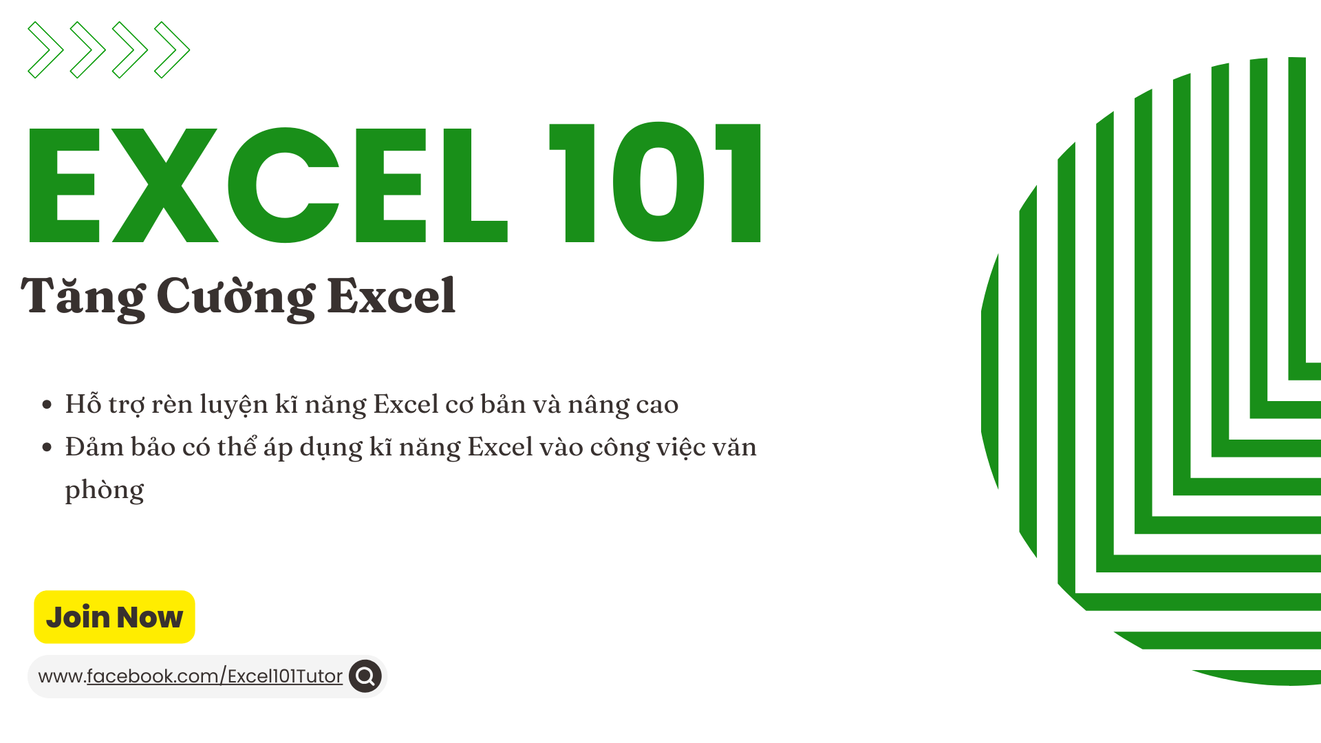 Excel 101: Tăng Cường Excel