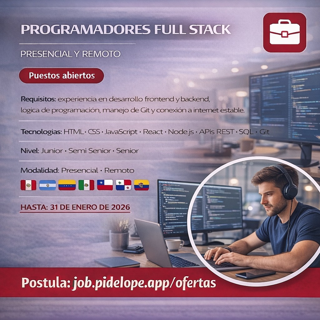 Proyectos Freelance para programadores Web | 💻 **Full Stack Developer ...