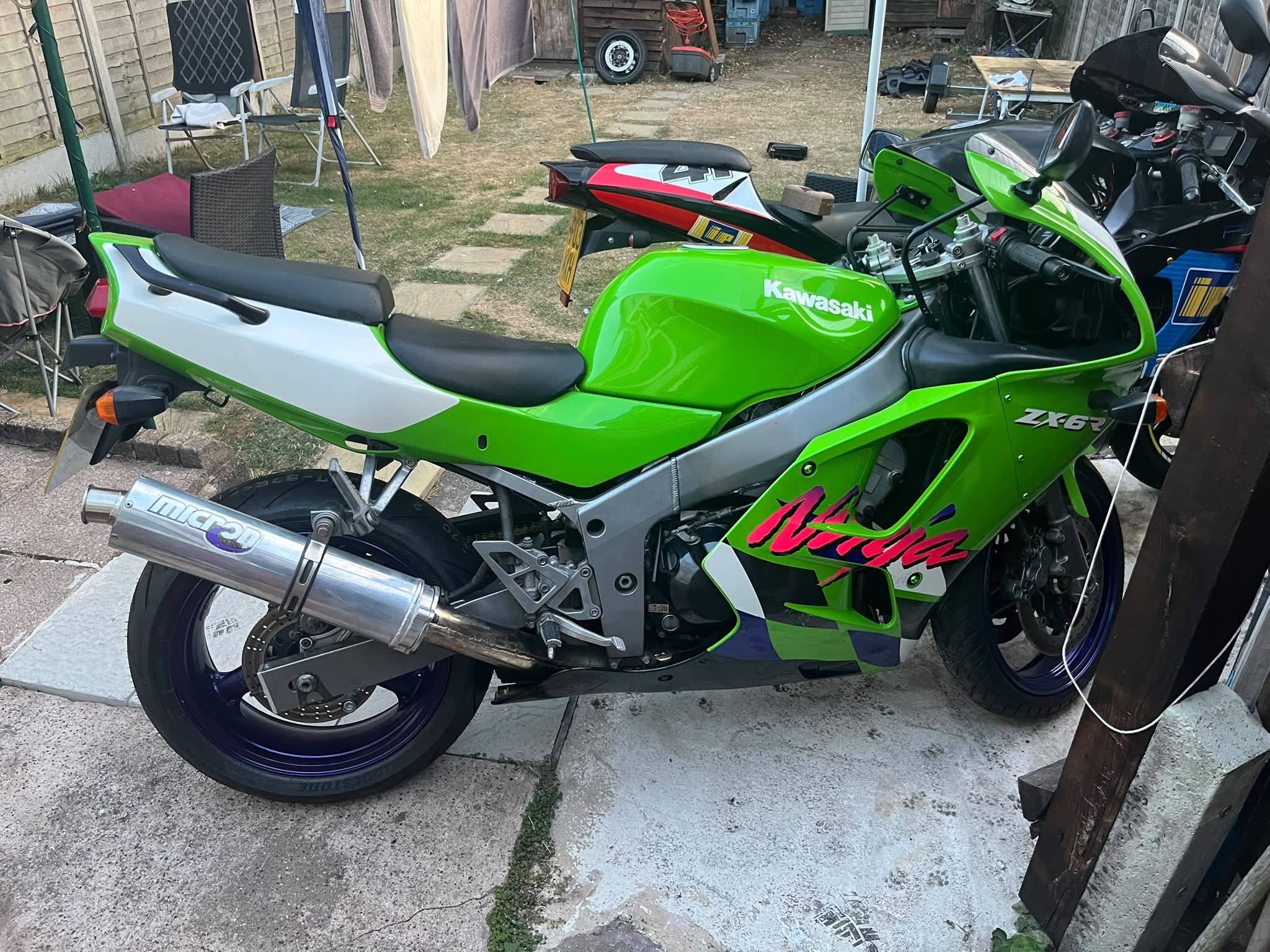 Restored 1999 Kawasaki ZX6R with 10k miles