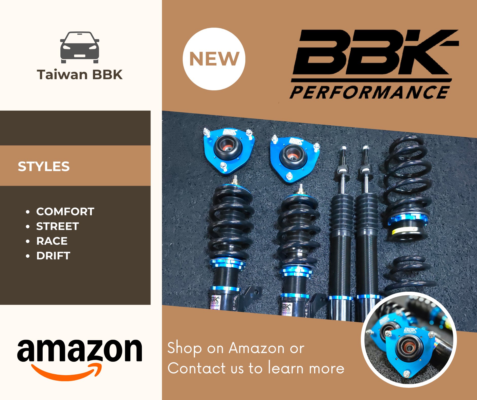 Real adjustability, real control - Meet XYZ Coilovers