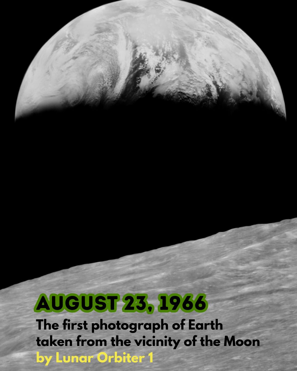 The photos, taken decades apart in 1968 and 2026, show Earth as it
