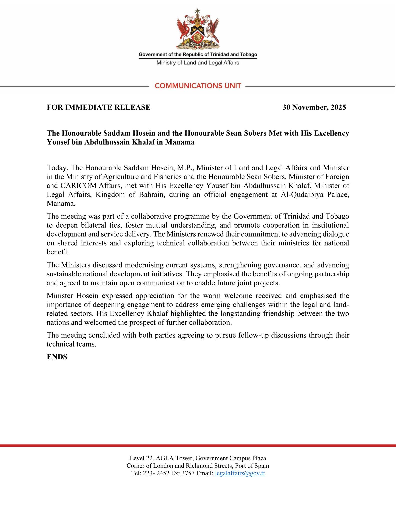 Ministry of Land and... - Ministry of Land and Legal Affairs