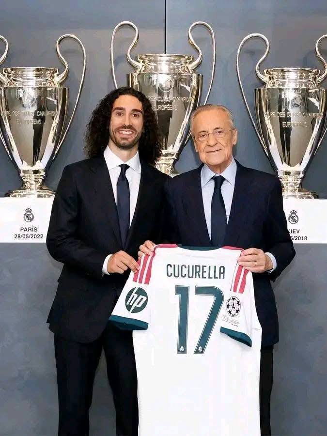 Marc Cucurella takes #17 shirt at Real Madrid