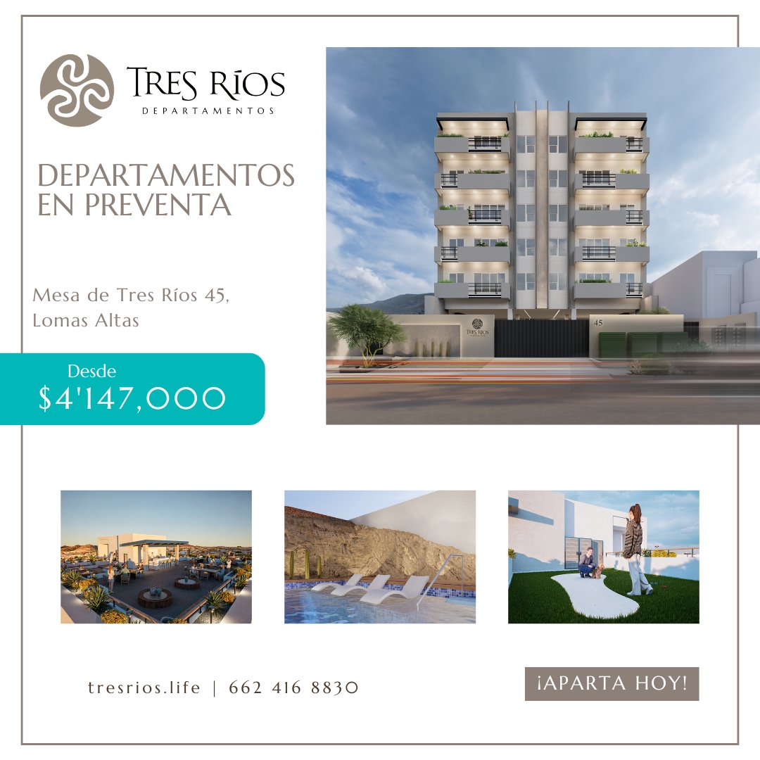 Departamentos Tres Ríos | Hermosillo