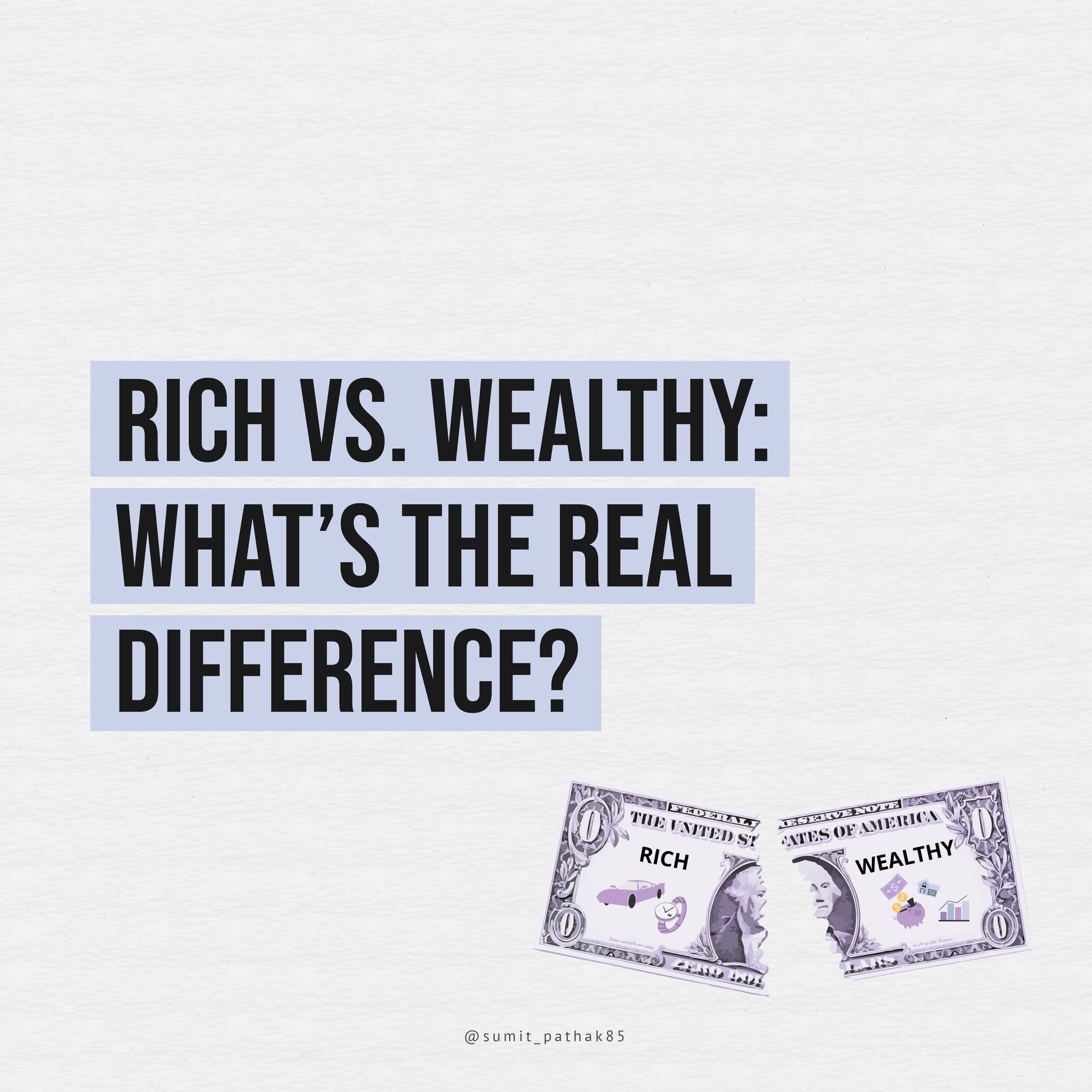 The difference between being 