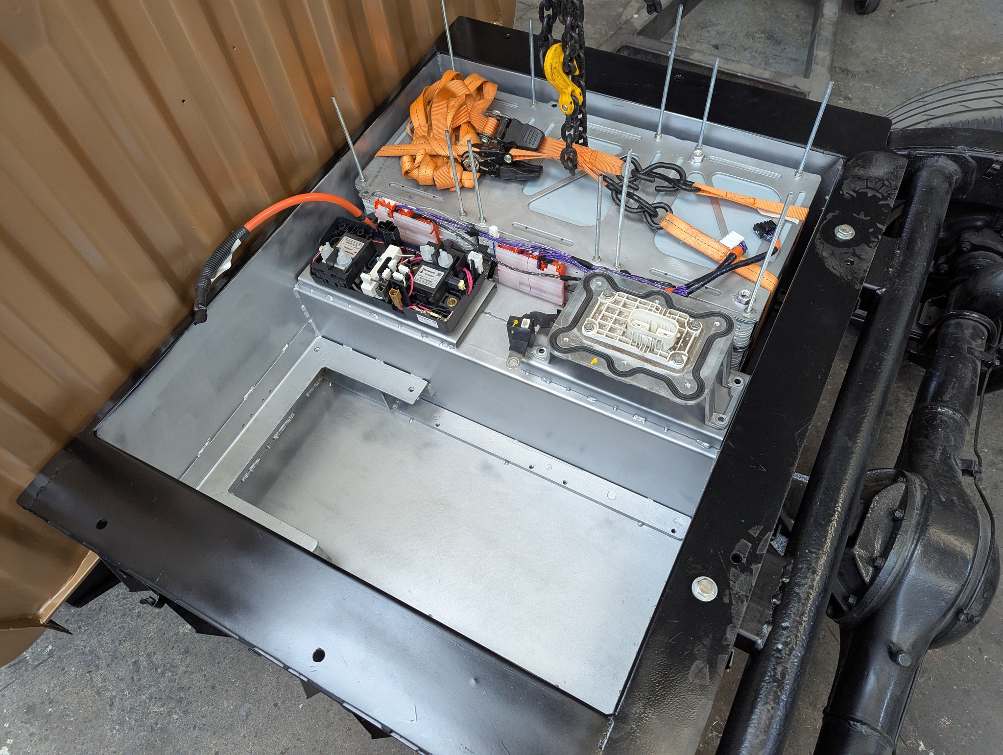 Watt Rods - Test fit of half the battery modules in the... | Facebook