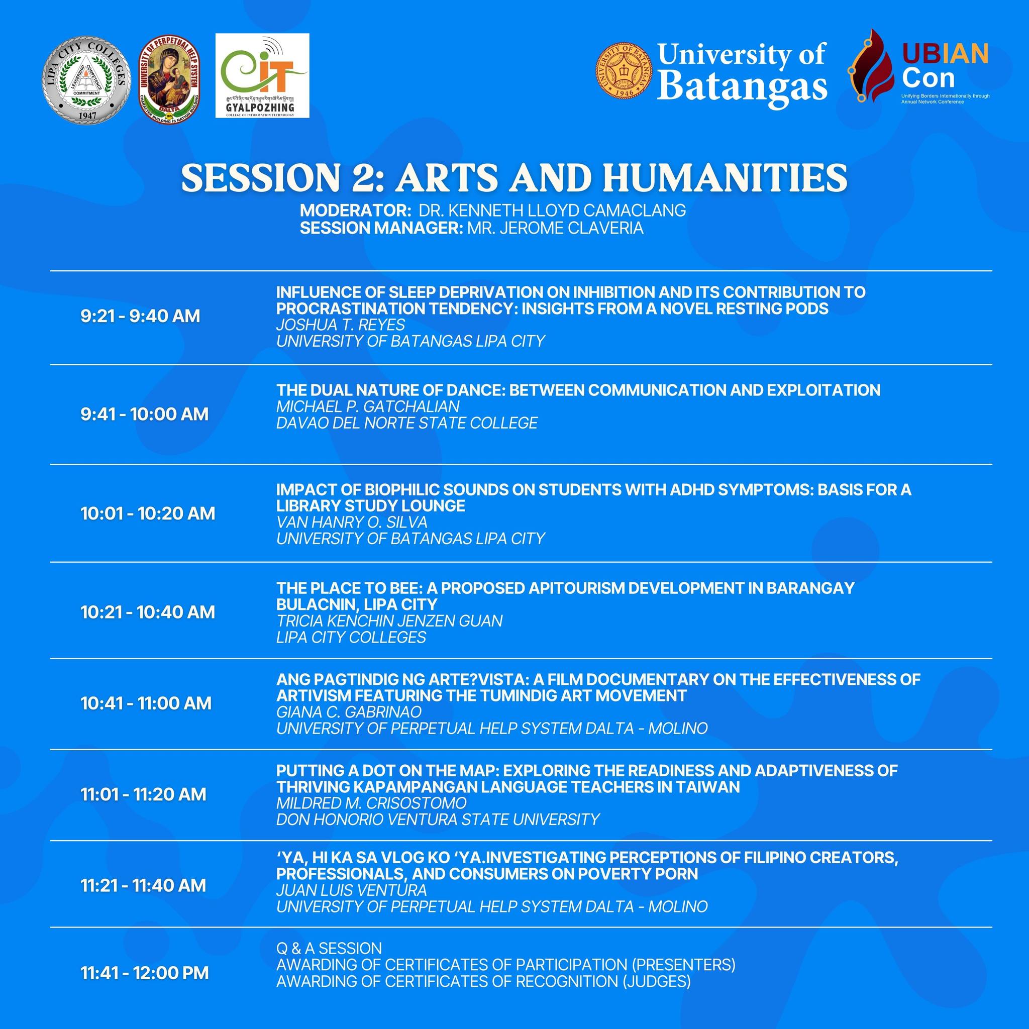 UBIAN Conference | Batangas City