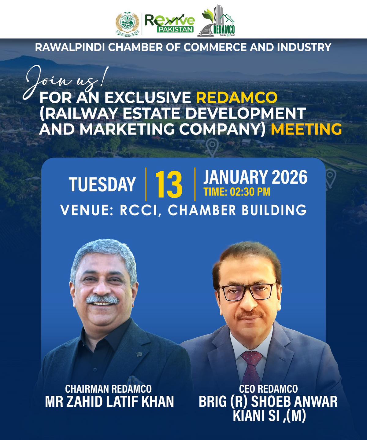 Redamco - Railway Estate Development & Marketing Company | Islamabad