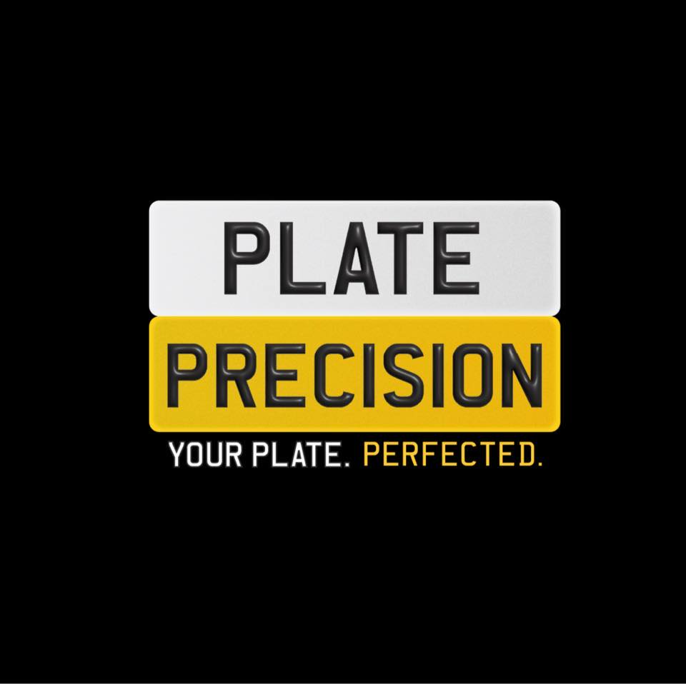 This reg deserved better than a standard plate. 3D gel lettering, made ...