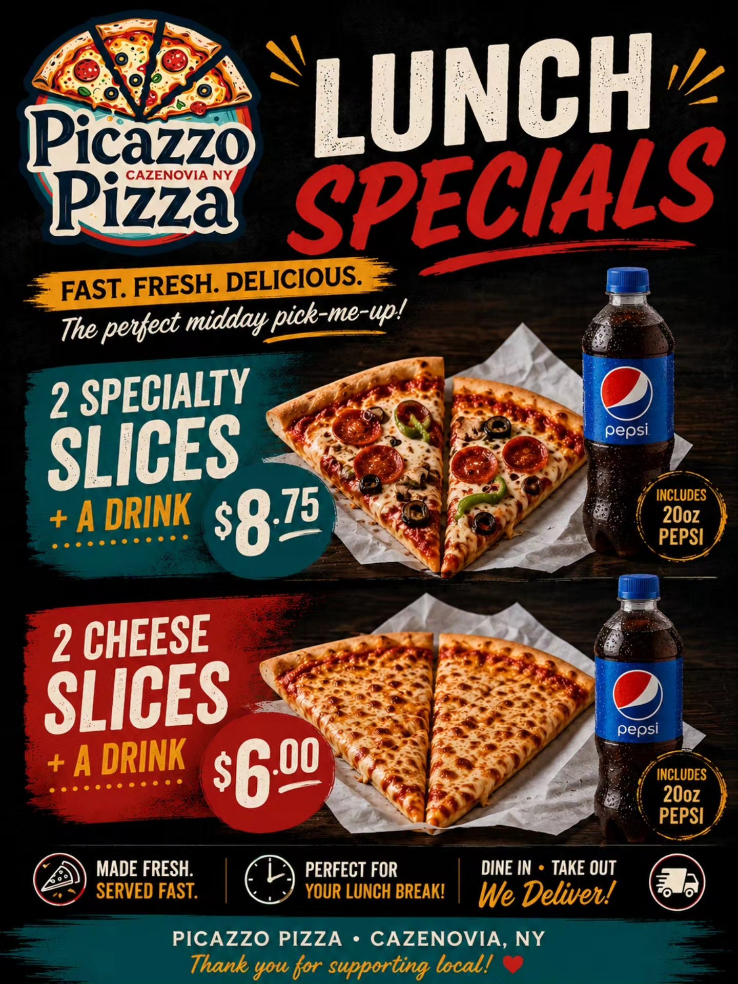Picazzo Pizza | Cazenovia NY