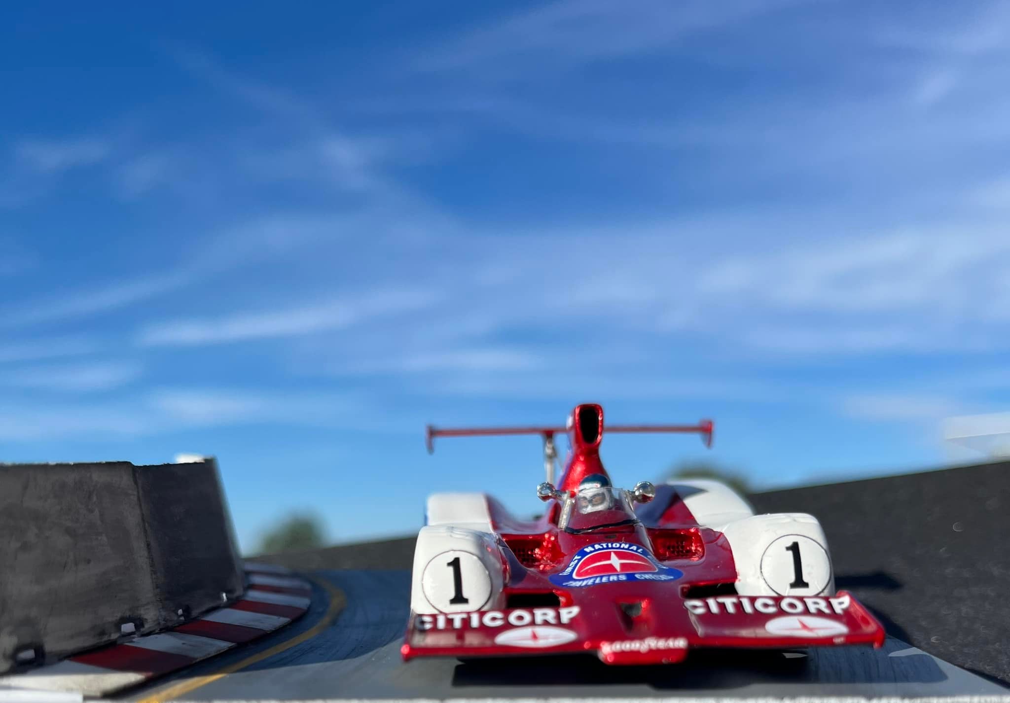 Jacky Ickx's 1979 Lola T333 CS Can Am champion car in 1/43 scale
