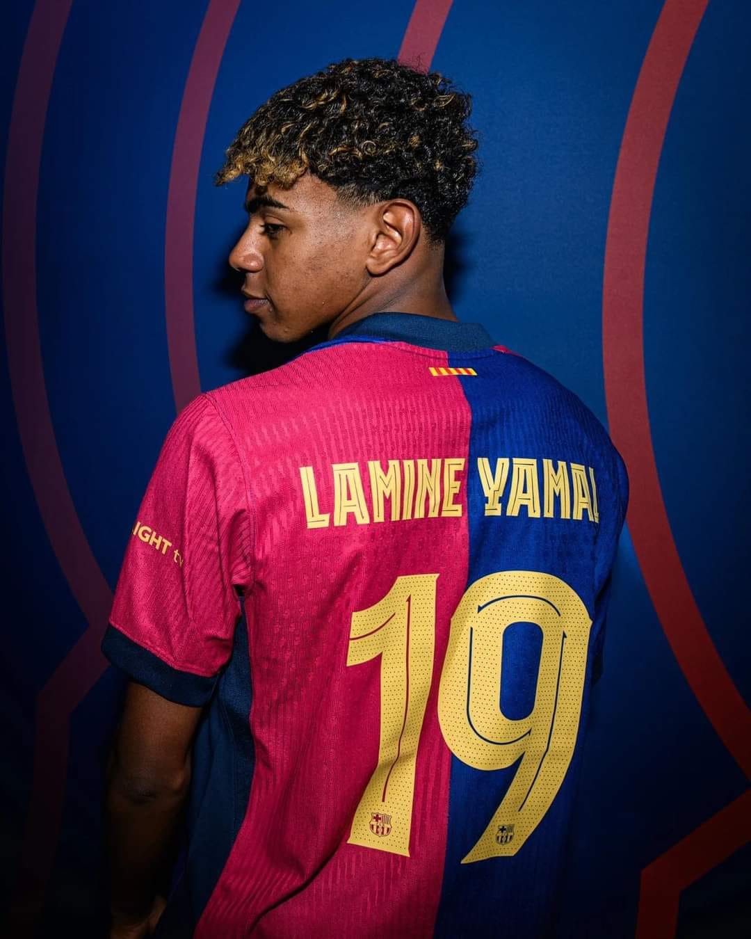 FC Barcelona unveil Lamine Yamal as the club's new number 19