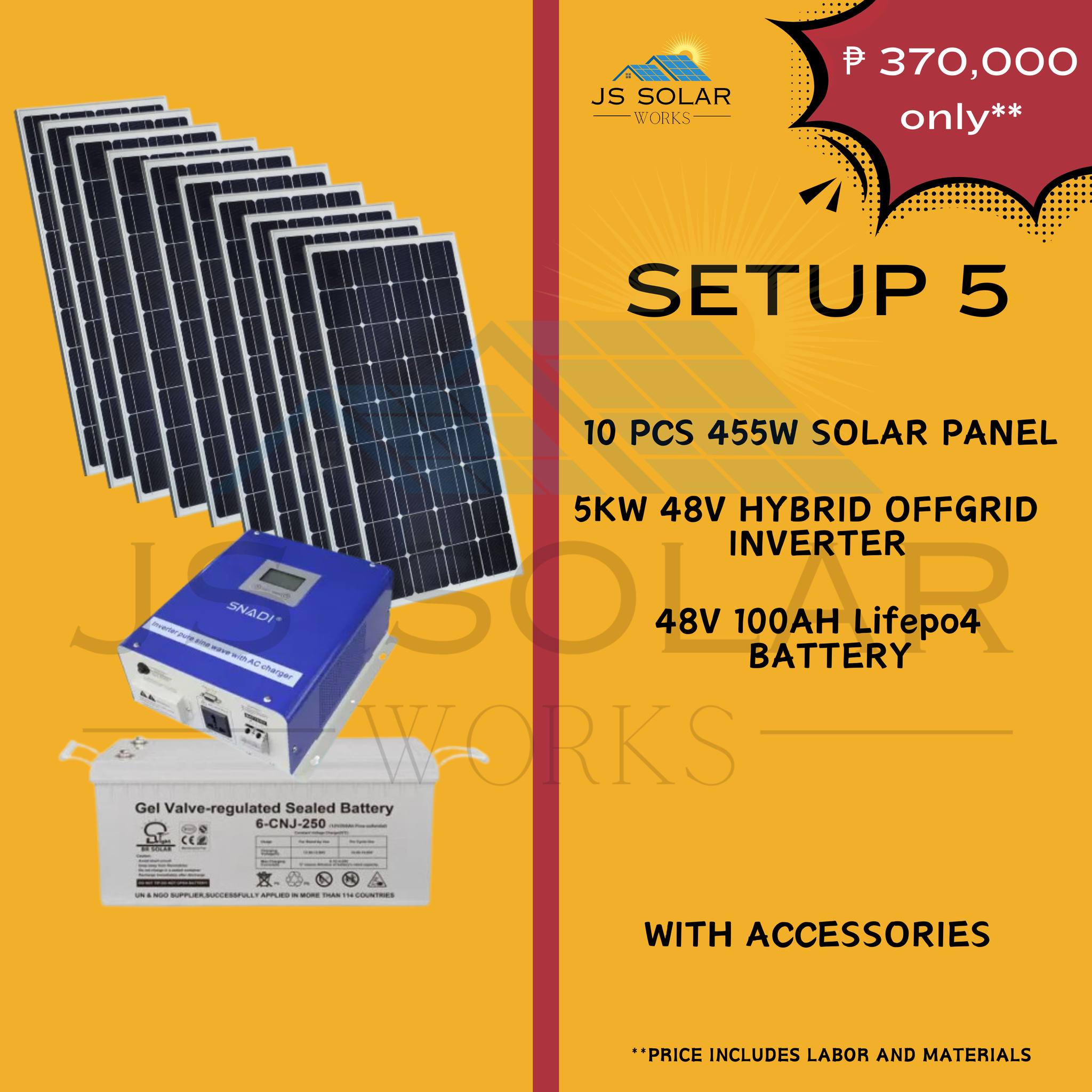 JS SOLAR WORKS - 🌞 Bigger setup!!! Sa atoang Setup 5 naa...
