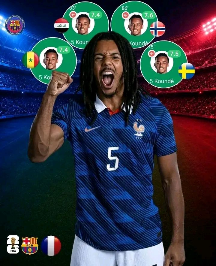 Jules Kounde's consistent elite performances for France