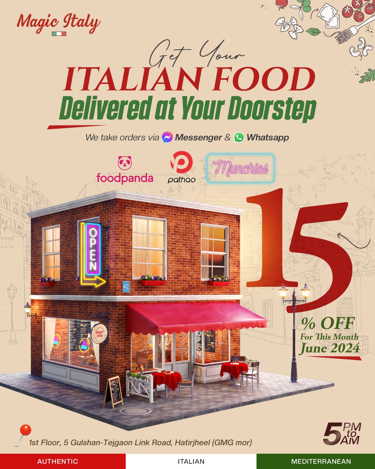 Magic Italy - 🎉 Enjoy 15% Off All Orders Throughout June... | Facebook