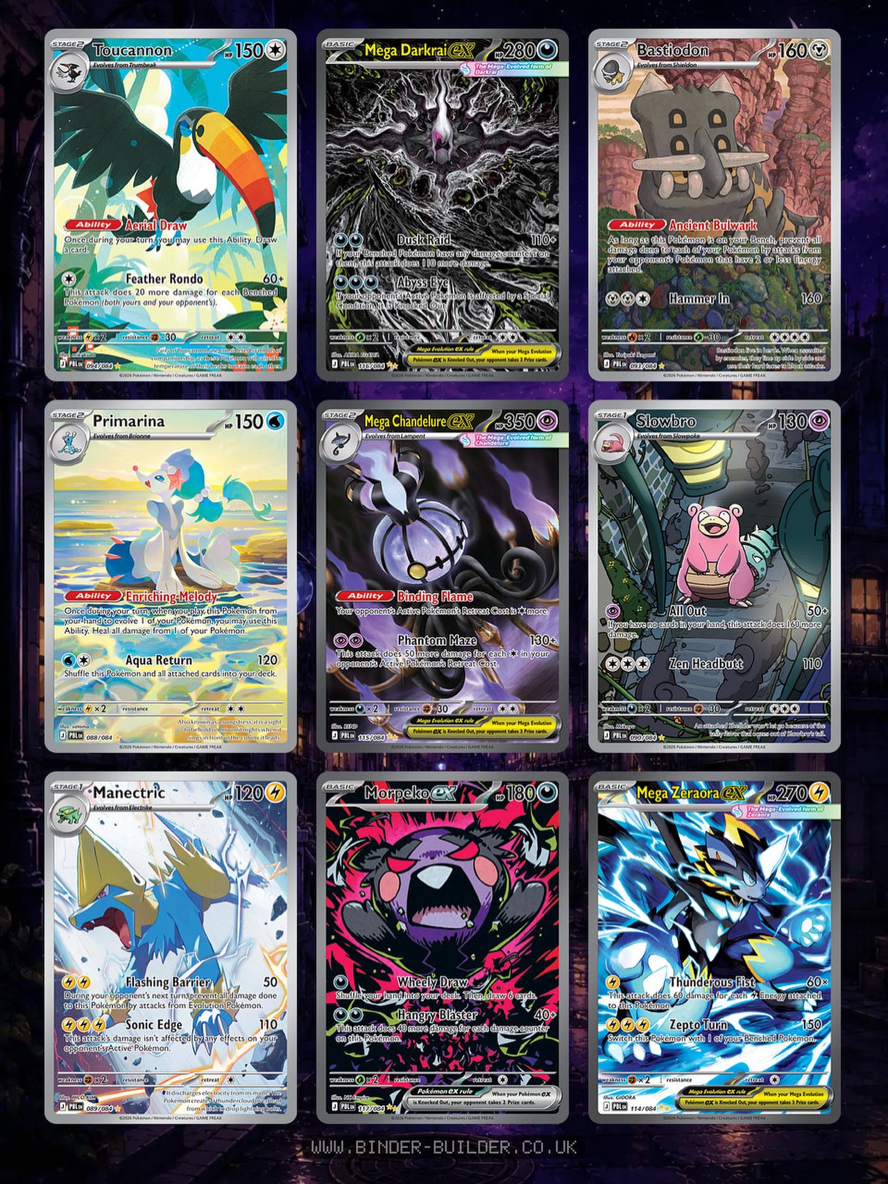 Pokemon Pitch Black set cards from Japan