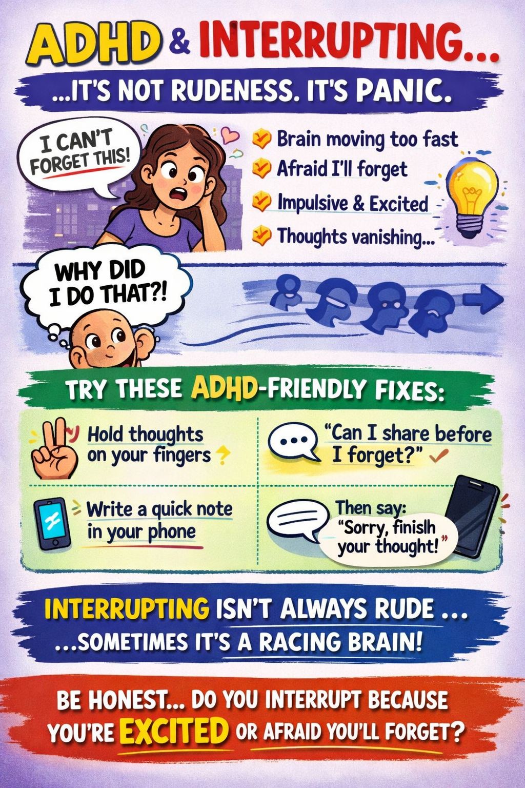 ADHD, Audhd and Autism support and info | ADHD & Interrupting… it’s not ...