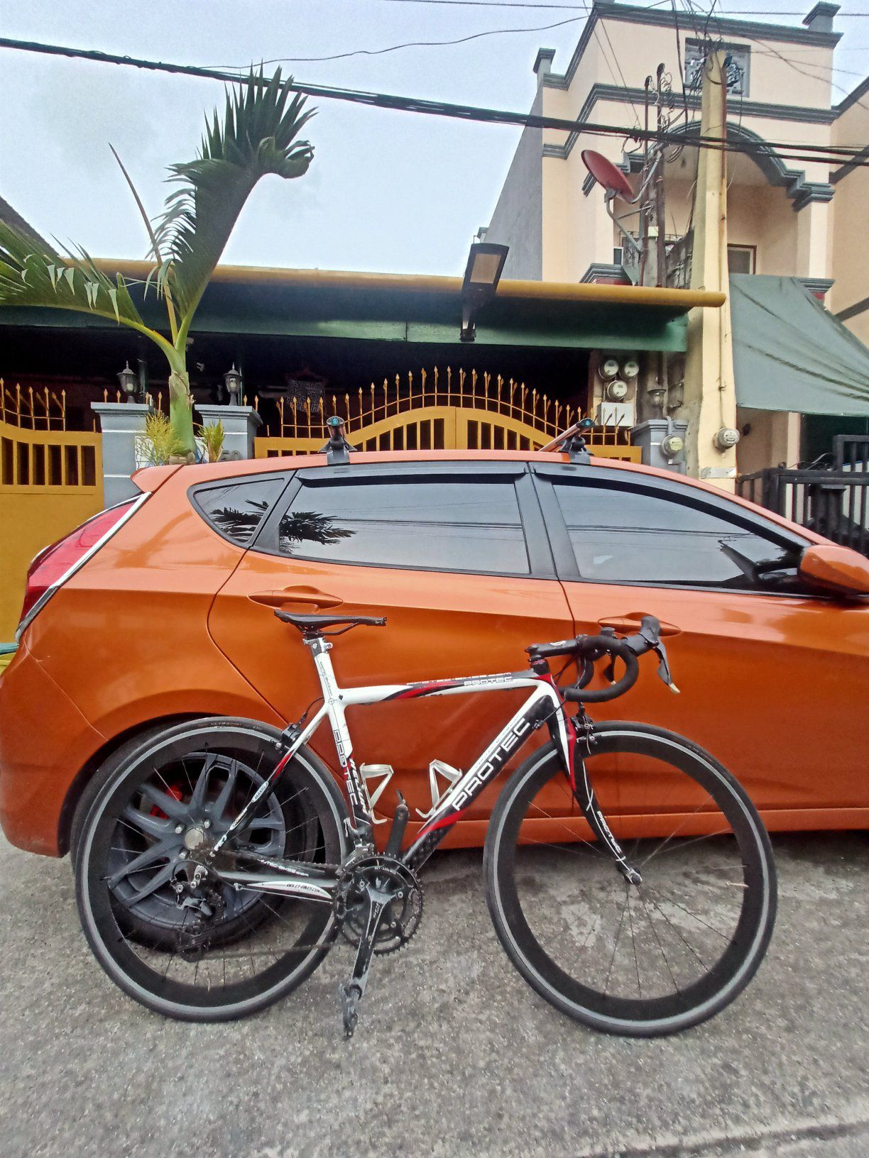 Protec road bike with Shimano 105 groupset for sale