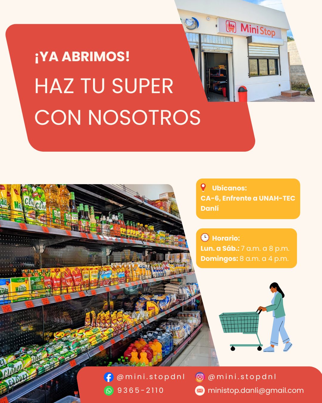 Mini Stop - ¡Ya Abrimos! 🛒📣 Nos alegra compartir con... | Facebook