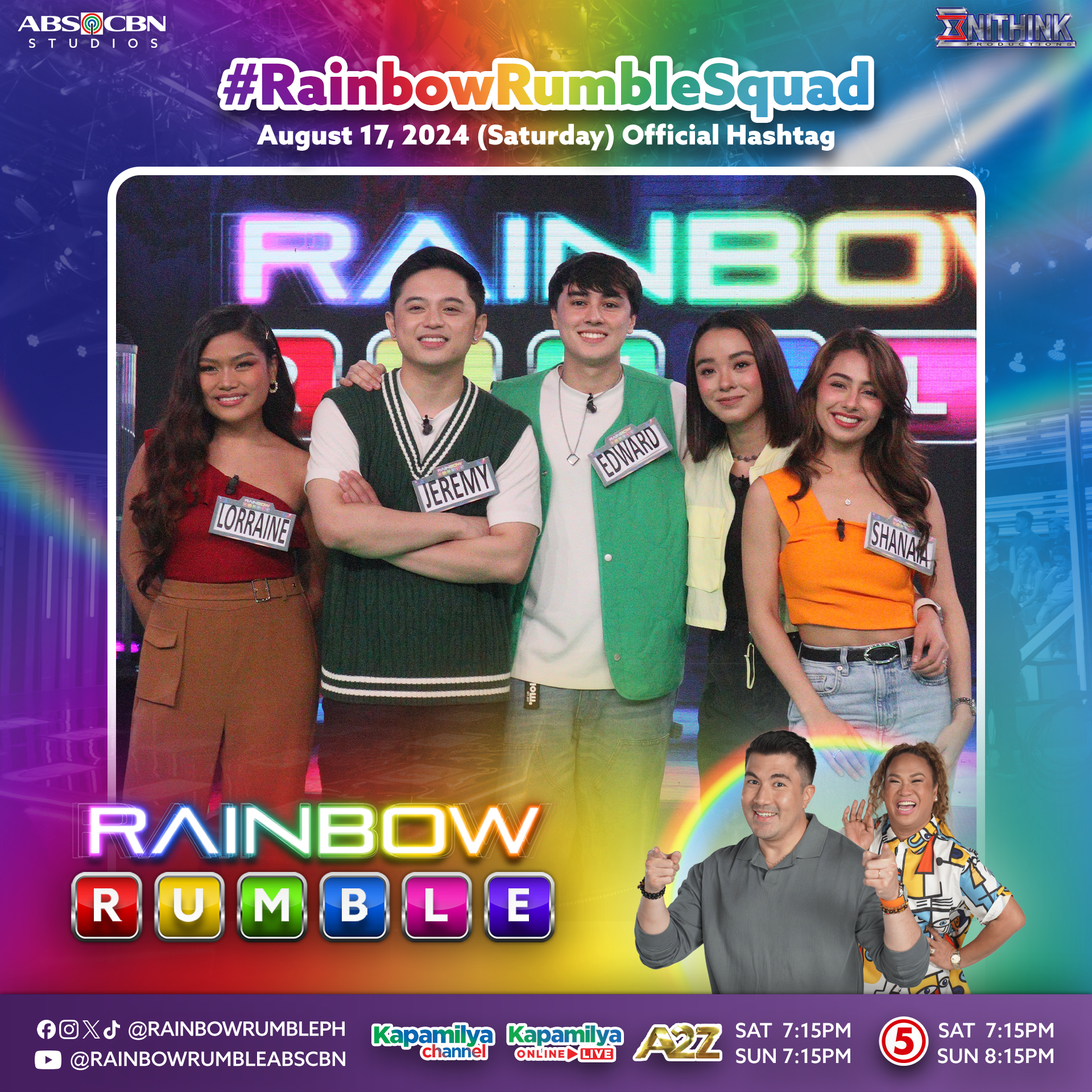 Rainbow Rumble - Maki-rambulan tonight with the Gen Z... | Facebook