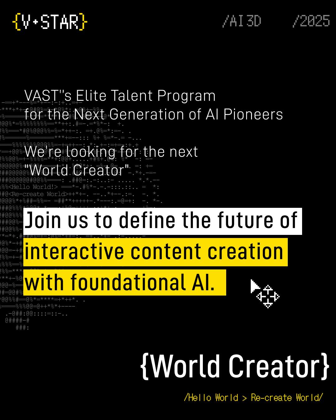 Tripo3D - 📢V-STAR Talent Program is now open💻 Join us to define the ...