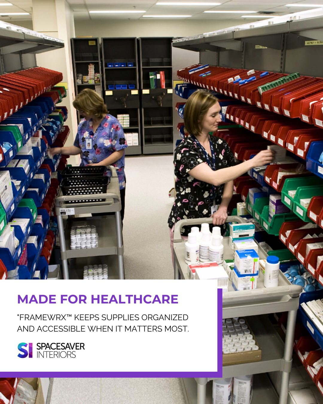 Spacesaver - Our FrameWRX™ modular bin sterile storage system is highly ...