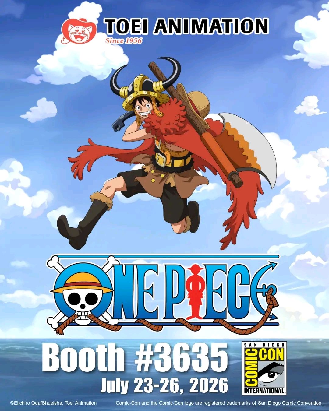 One Piece booth at San Diego, CA Comic-Con 2026