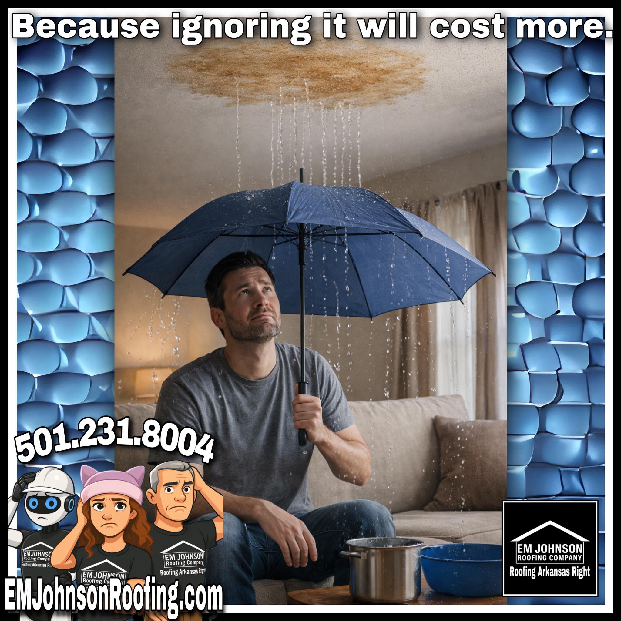 EM - That small water stain on your ceiling? It’s not “nothing.” It’s a ...
