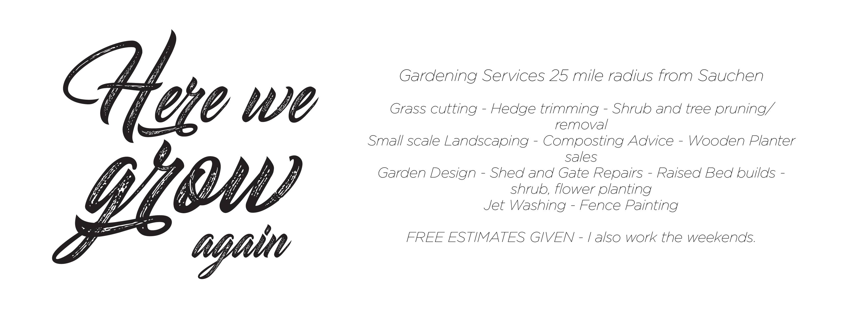 Here we Grow Again | Sauchen