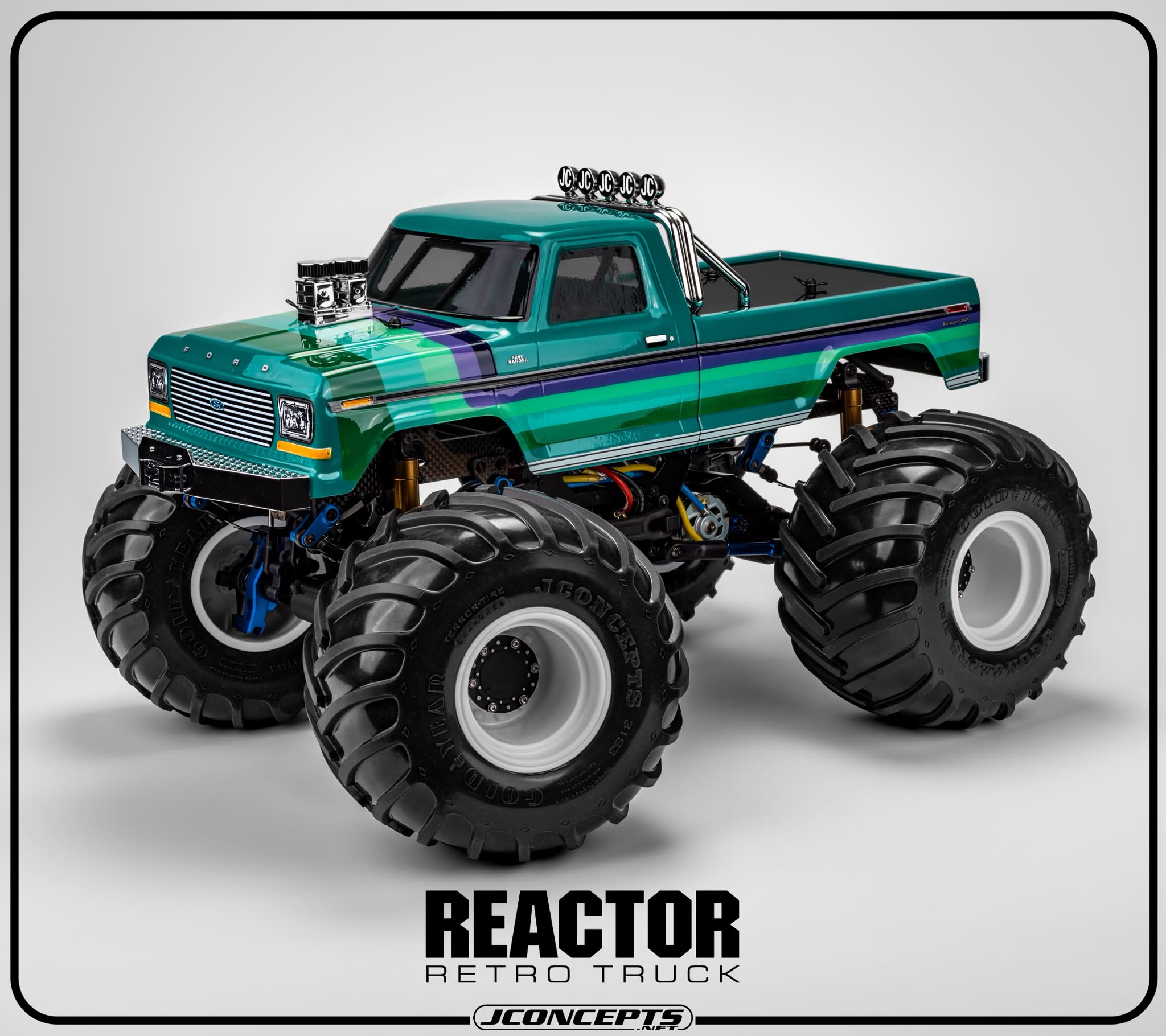 Fred Reep has the REACTOR 13.00” stage 2 retro monster truck ready
