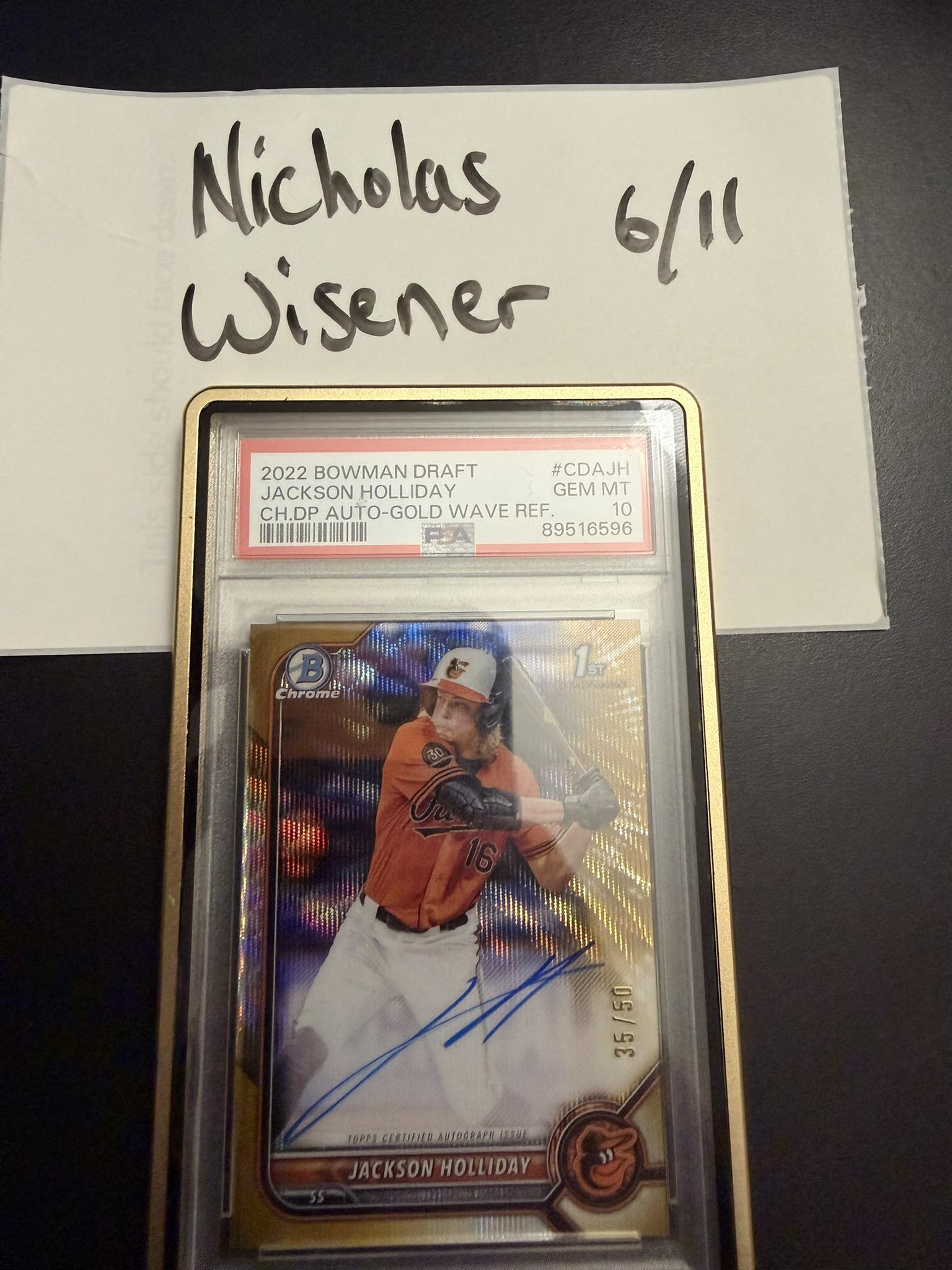 Is this unique Bowman Trey Gibson autograph card valuable?