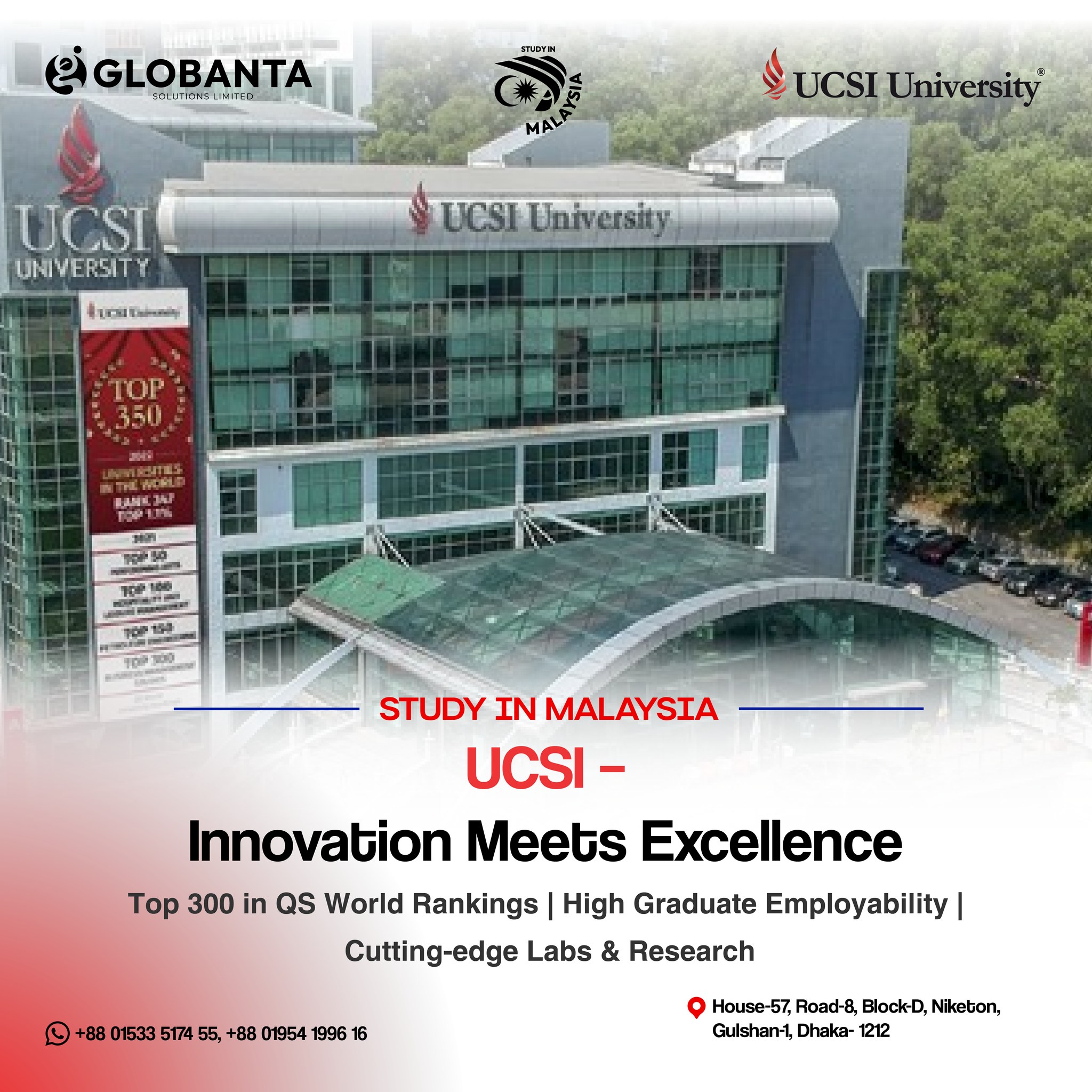 Globanta - 🎓 Study at UCSI University – Malaysia 🇲🇾 Join one of ...