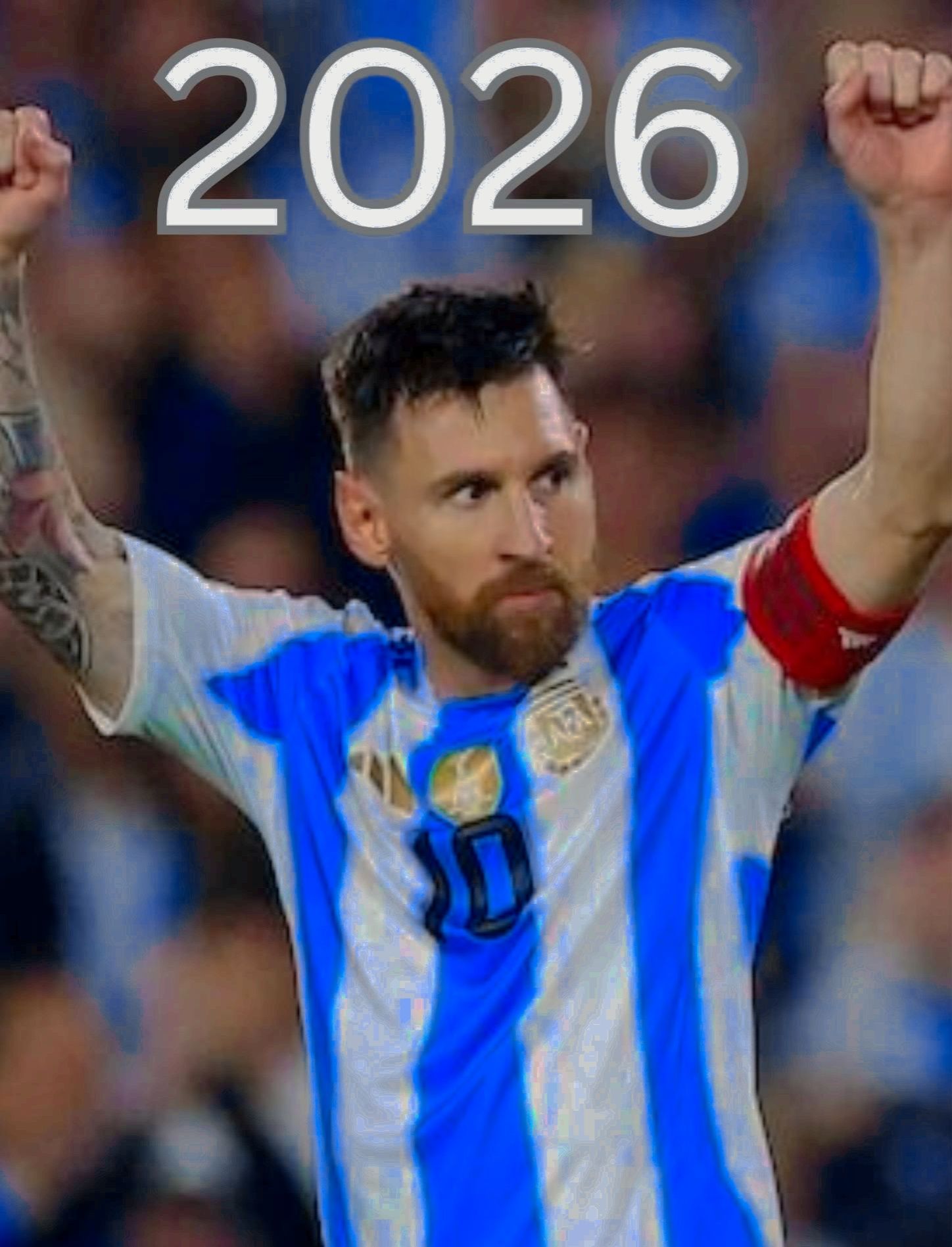 Argentina Jersey World Cup 2026 Messi #10 International Size M
