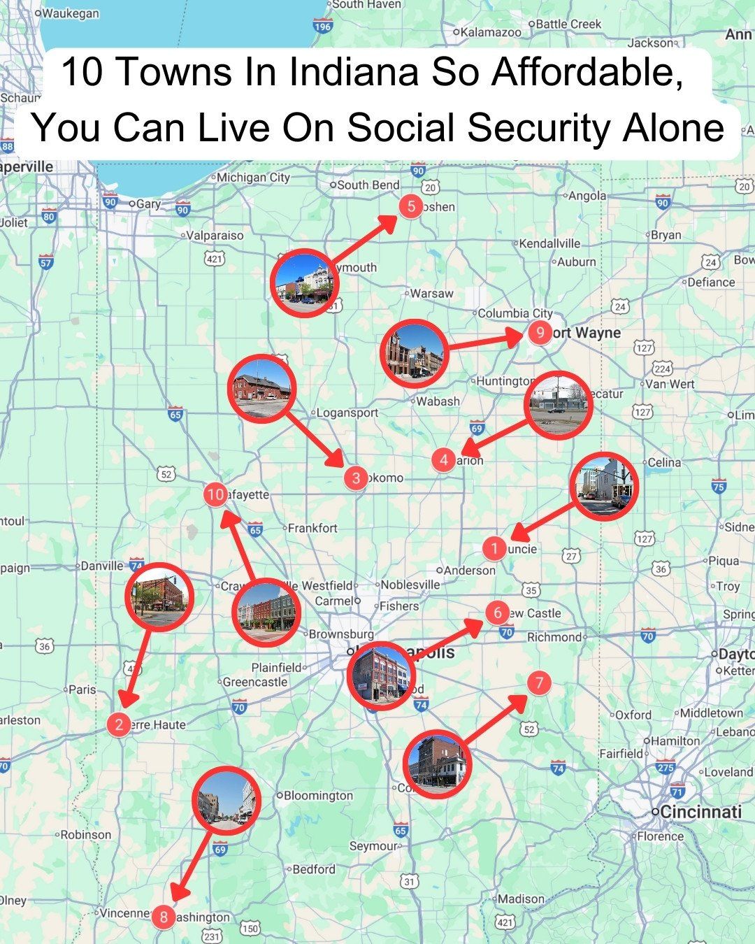 Indiana - These affordable towns are perfect for simple, peaceful ...