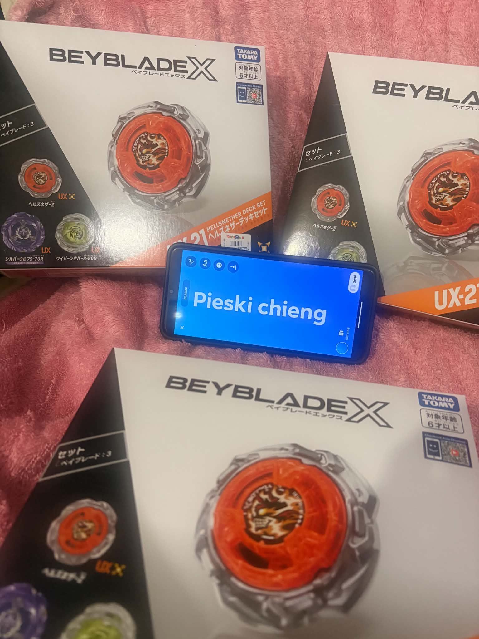 BEYBLADE X UX-21 Hells Nether Deck Set for sale on Mercari