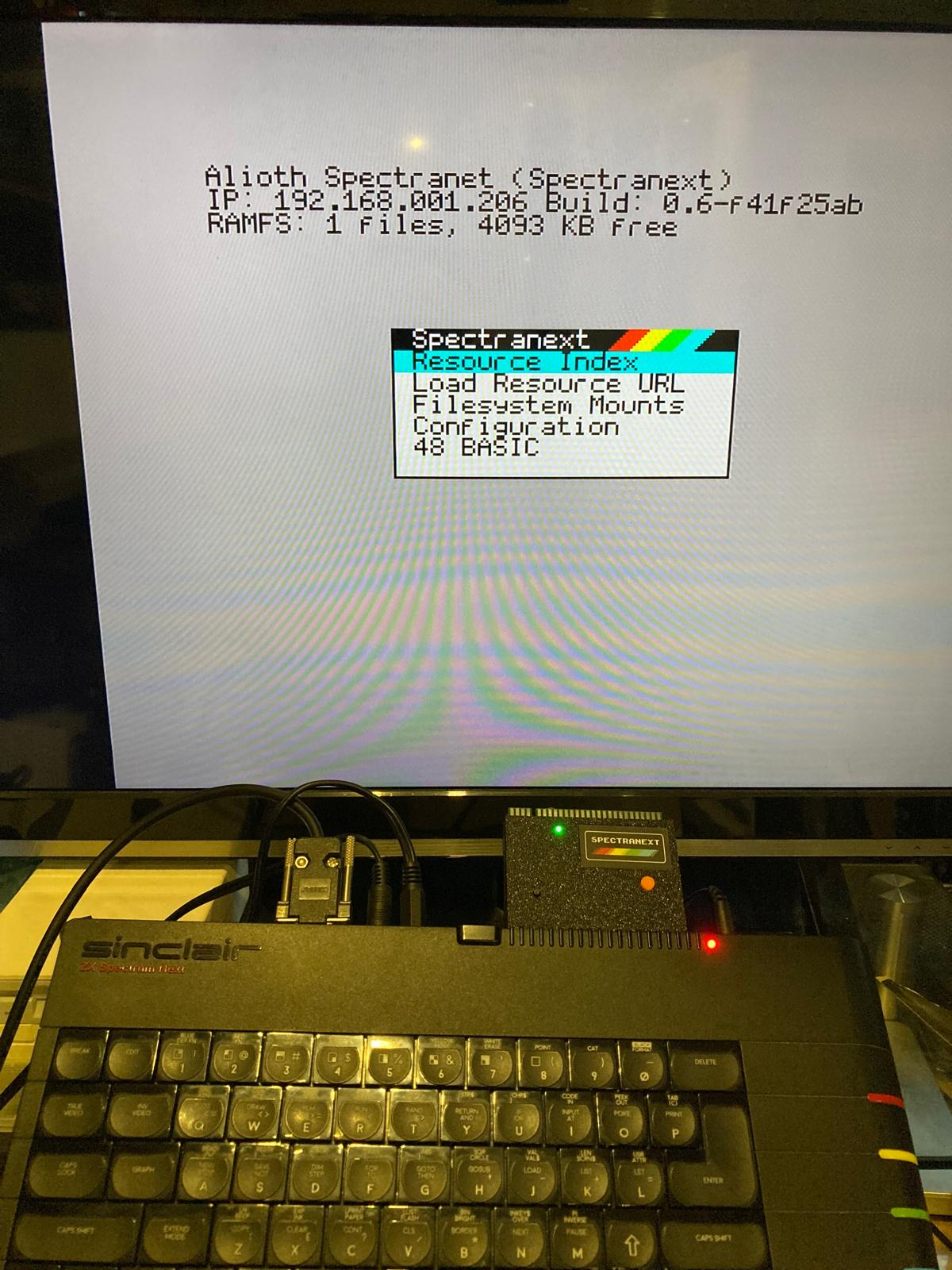 Spectranet cartridge support and July release