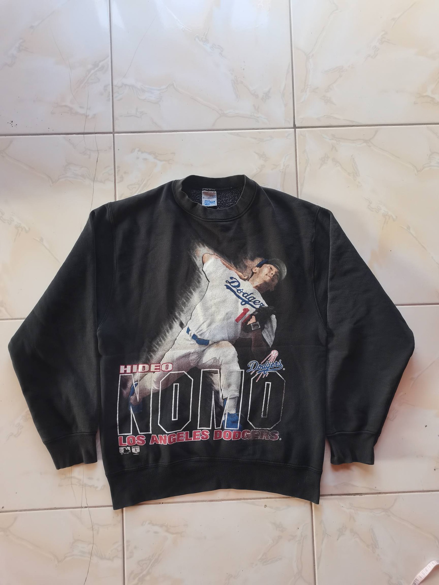 Vintage Salem Sportswear Hideo Nomo Los Angeles Dodgers Sweater 
