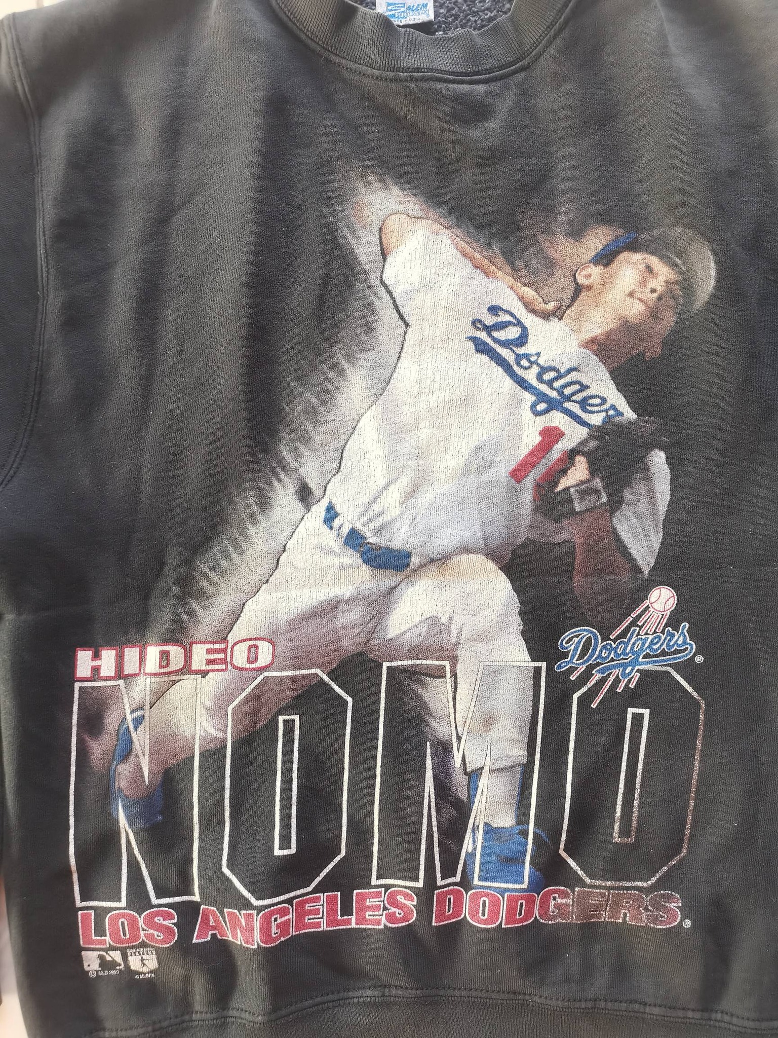 Vintage Salem Sportswear Hideo Nomo Los Angeles Dodgers Sweater 