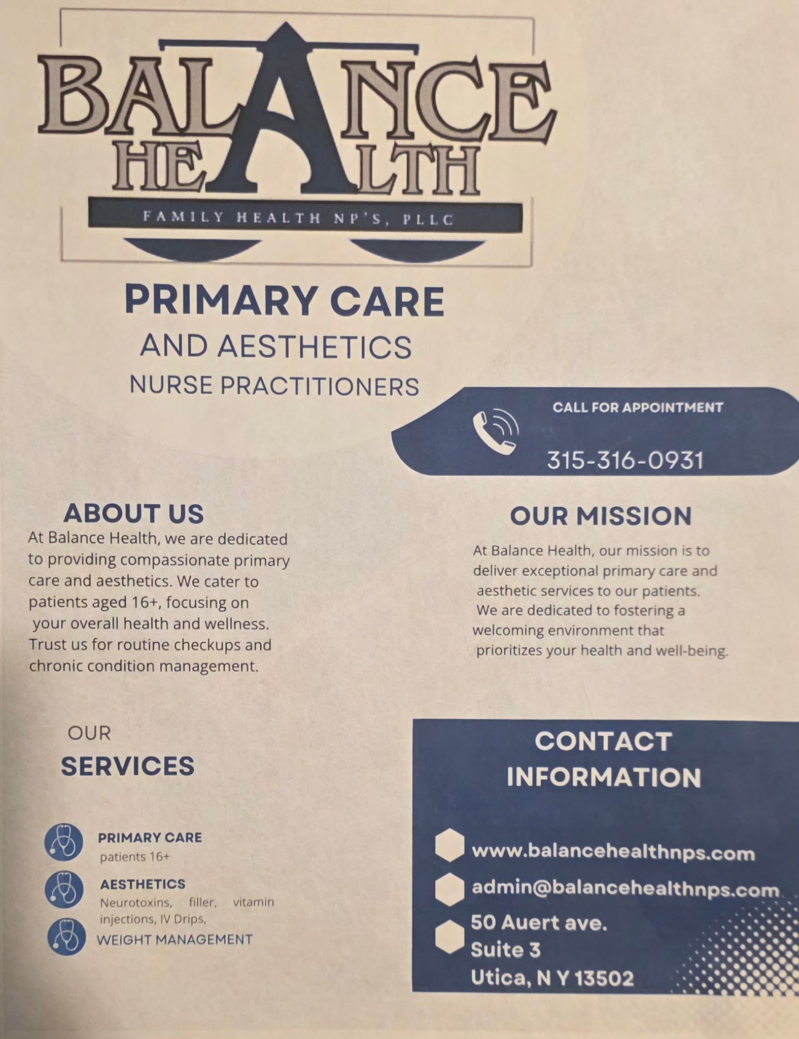BalanceHealth NP's | Utica NY