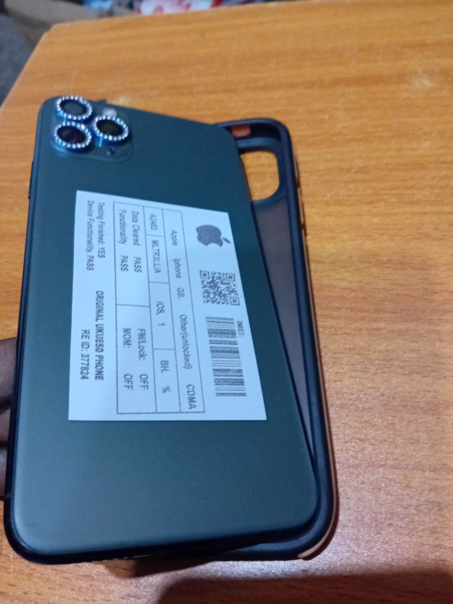 Neatly used iPhone 11 Pro Max 64gb (no Face ID )