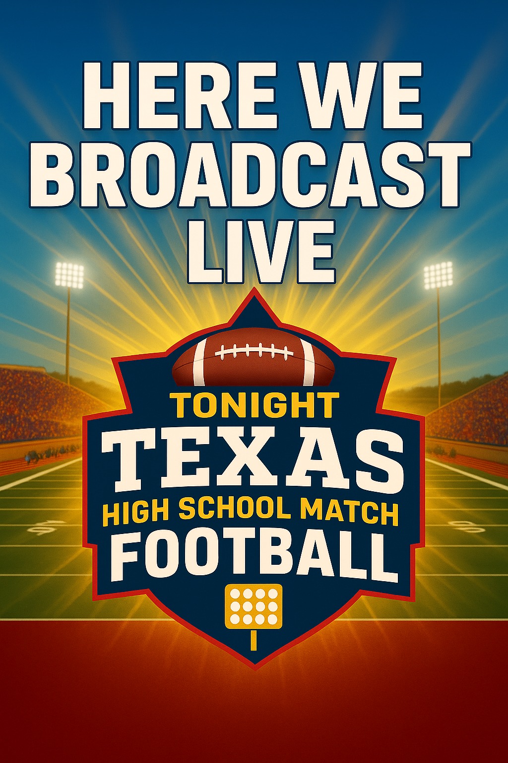 Texas - It’s GAME Day!🏈 Turner vs. Sunset | Texas High School Football ...