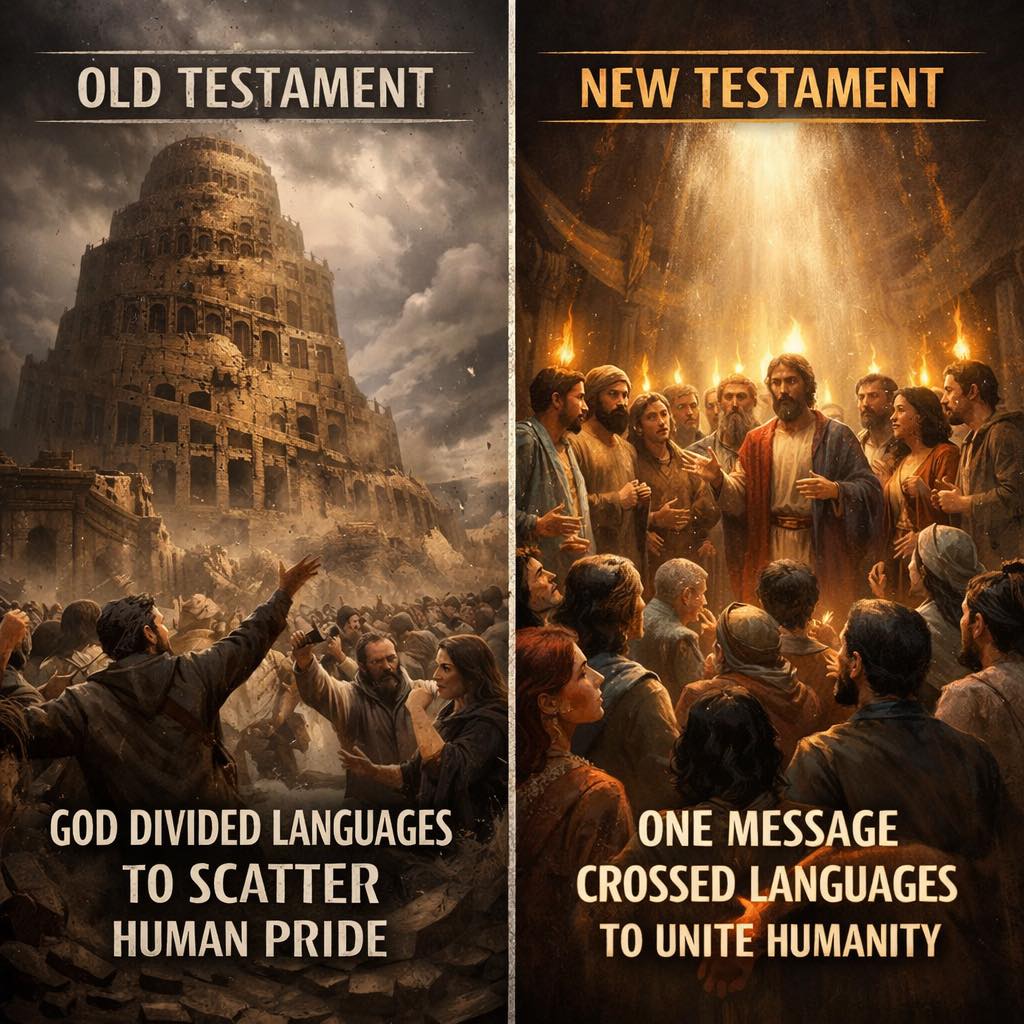 Code - At the Tower of Babel, humanity united to reach heaven on its ...